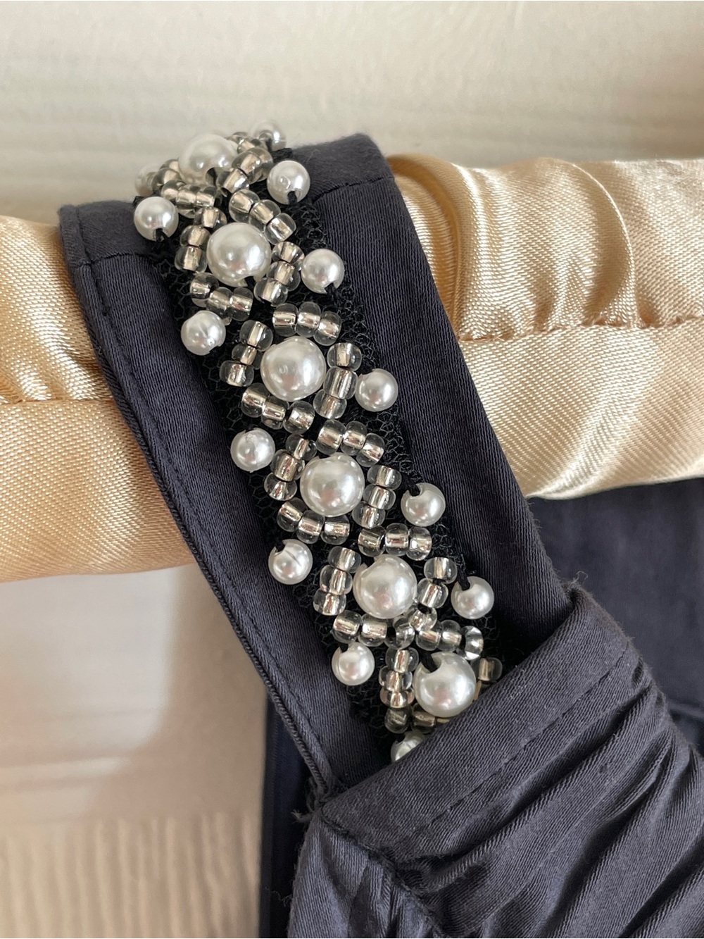 J.Jill Embellished Halter-Neck Dress Greystone M 100% Lenzing - Picture 7 of 16